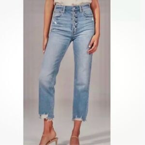 Abercrombie & Fitch Sky Blue Straight Leg Jeans
